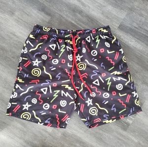 Multicolored U.S. Surf Club Board Short